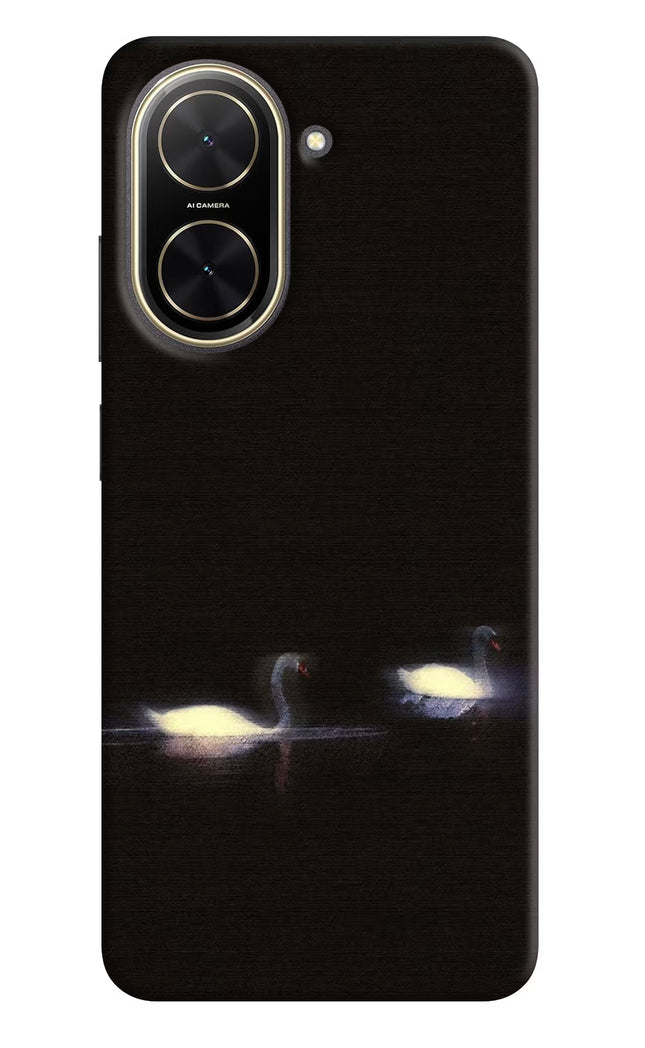 Silent Swans Poco C71 Hard Case Back Cover by Casekaro