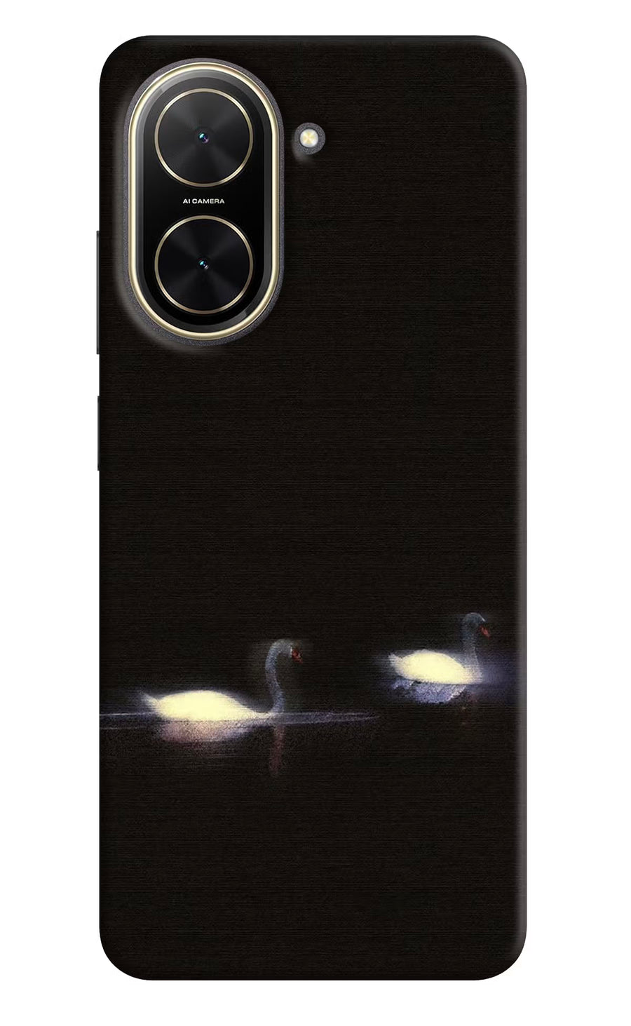 Silent Swans Poco C71 Back Cover, Hard case