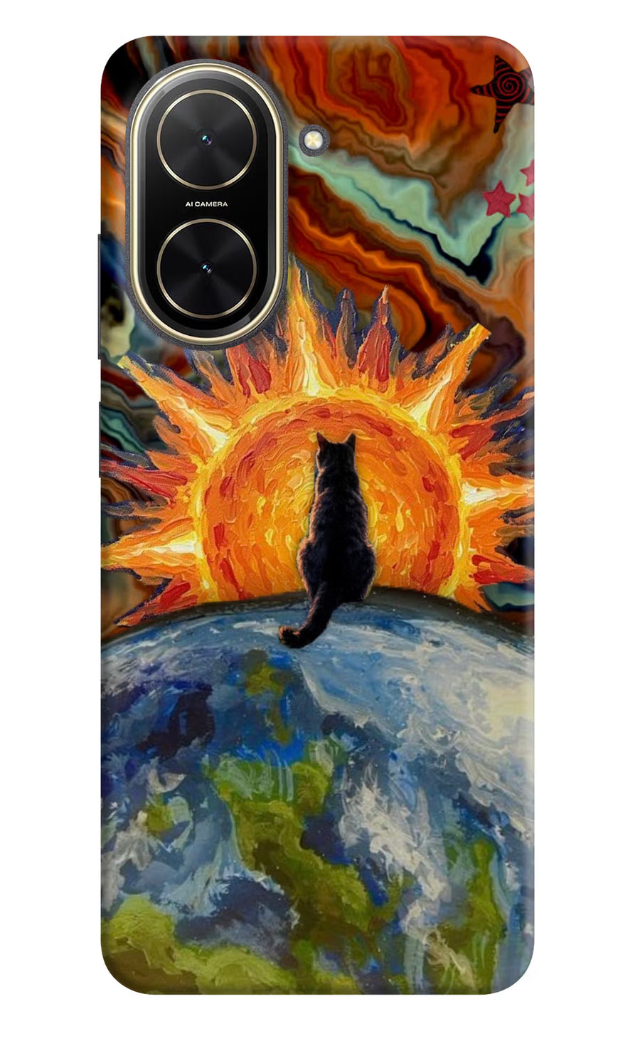 Sunrise Beyond Poco C71 Back Cover, Hard case