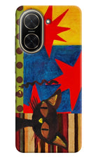 Pop Cat Poco C71 Hard Case Back Cover by Casekaro
