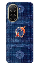 Koi Blue Poco C71 Hard Case Back Cover by Casekaro