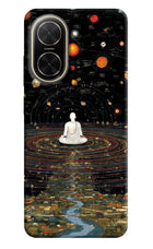 Space Monk Poco C71 Hard Case Back Cover by Casekaro