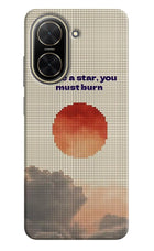 Pixel Sun Poco C71 Hard Case Back Cover by Casekaro