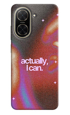 Pink Aura Poco C71 Hard Case Back Cover by Casekaro