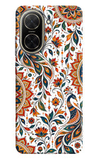 White Mayura Poco C71 Hard Case Back Cover by Casekaro