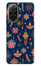 Festive Pop Poco C71 Hard Case Back Cover by Casekaro