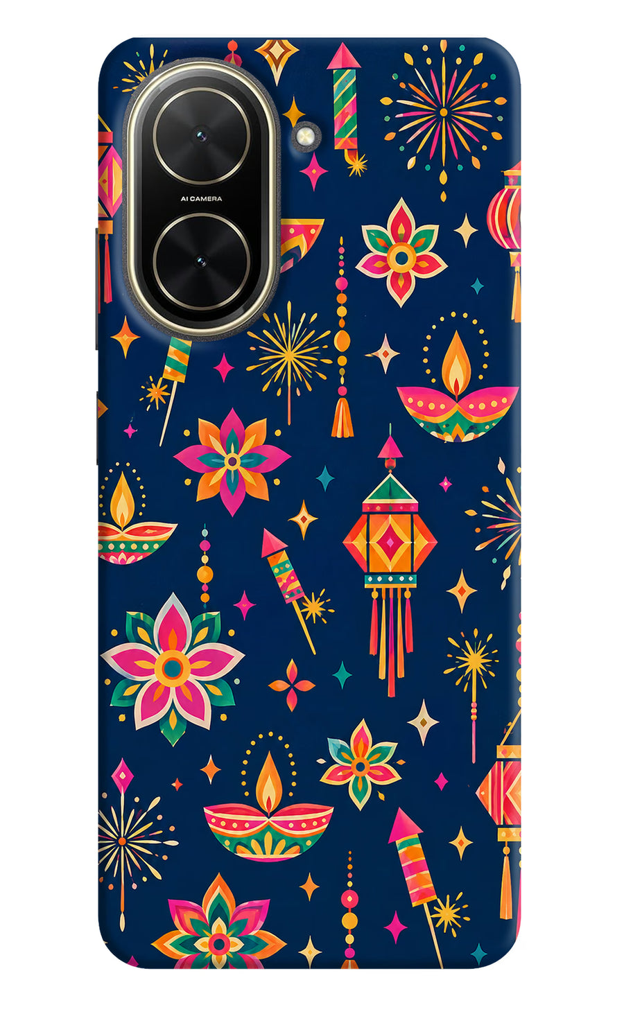 Festive Pop Poco C71 Back Cover, Hard case