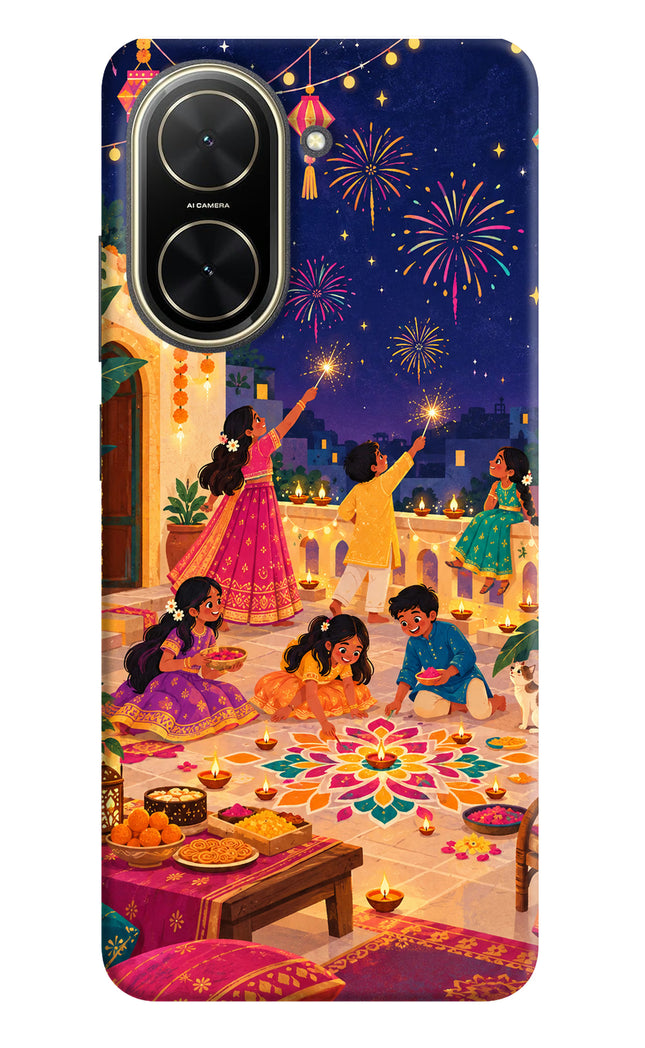 Diwali Night Poco C71 Back Cover