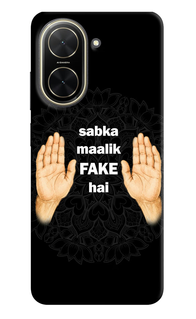 Sabka Malik Fake Poco C71 Hard Case Back Cover by Casekaro
