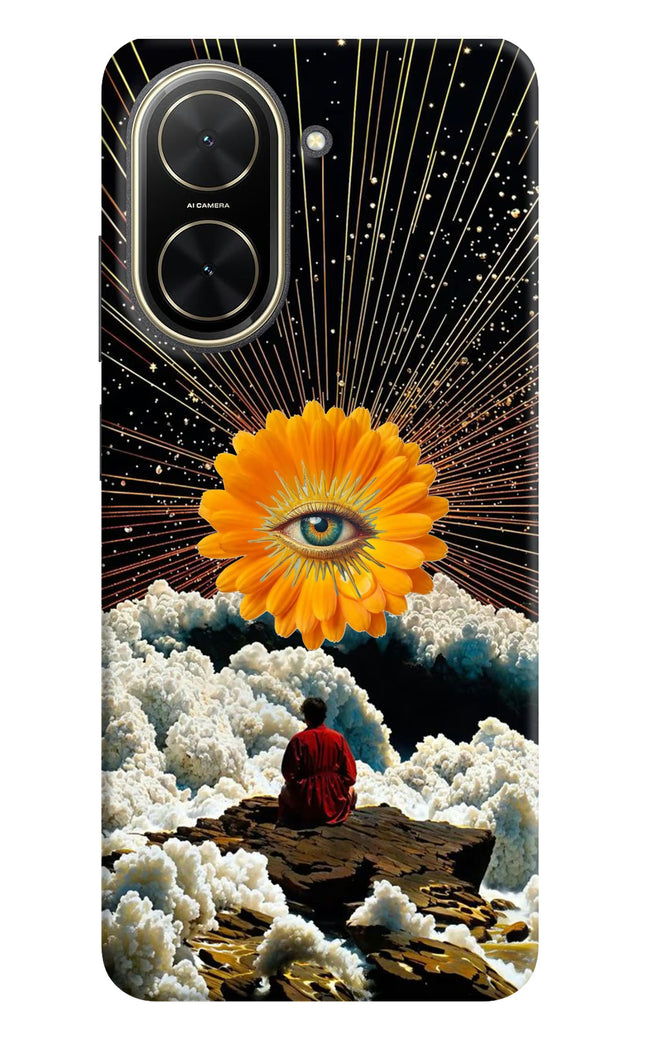Cosmic Flower Poco C71 Hard Case Back Cover by Casekaro