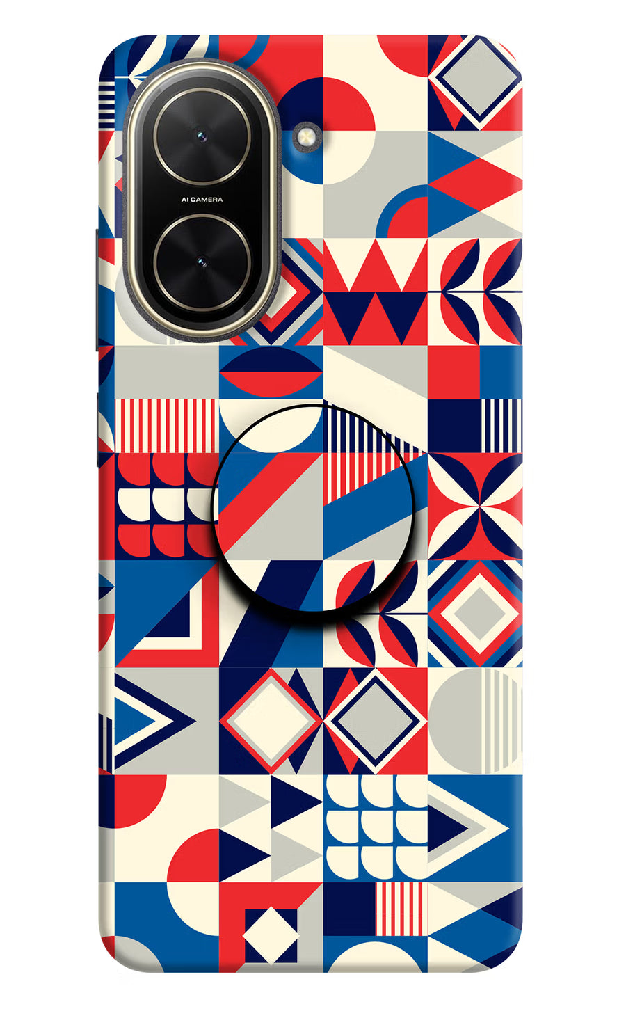 Colorful Pattern Poco C71 Pop Case, Hard case