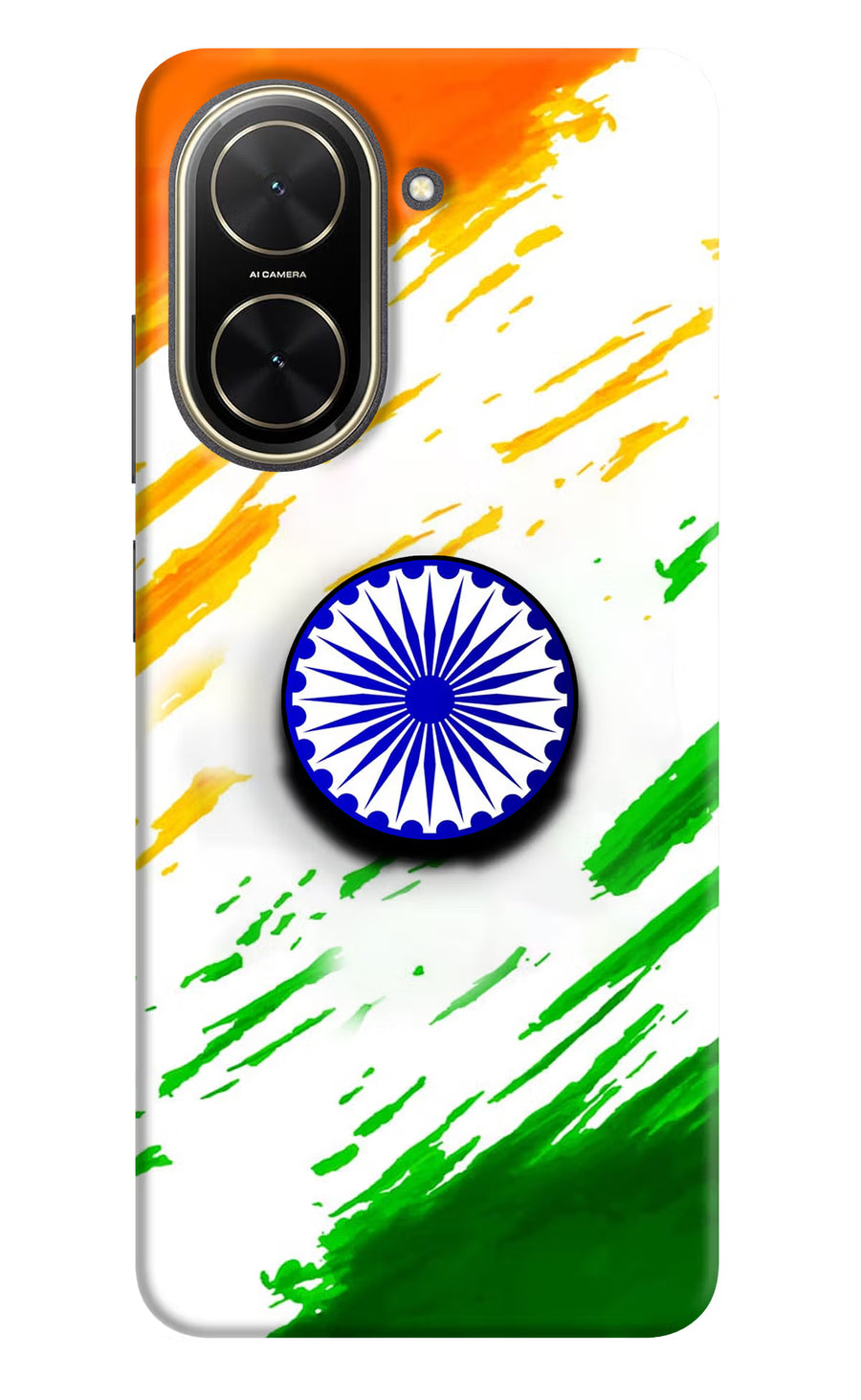Indian Flag Ashoka Chakra Poco C71 Pop Case, Hard case