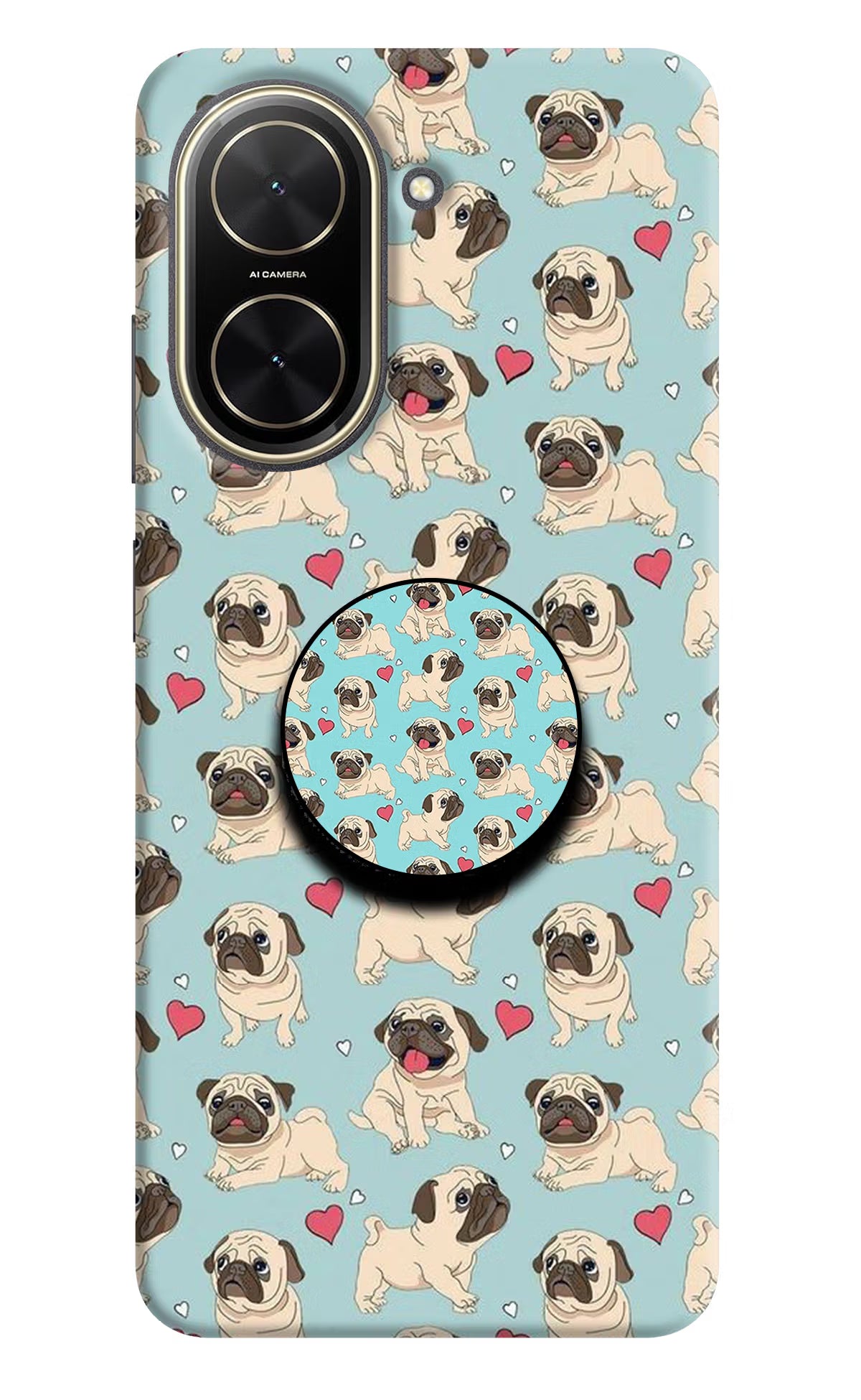 Pug Dog Poco C71 Pop Case