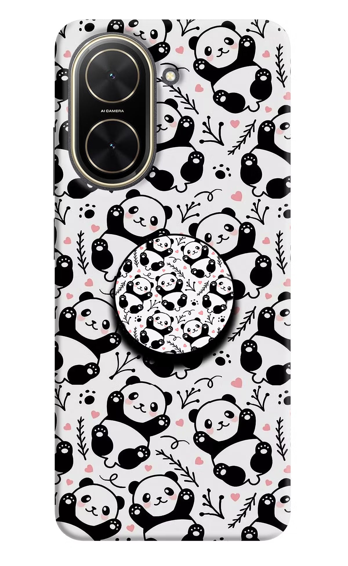 Cute Panda Poco C71 Pop Case
