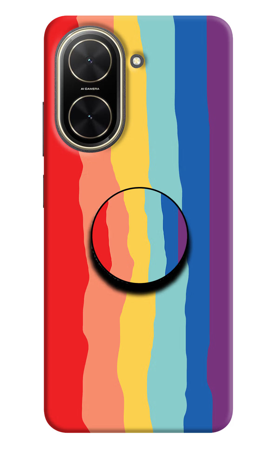 Rainbow Poco C71 Pop Case, Hard case
