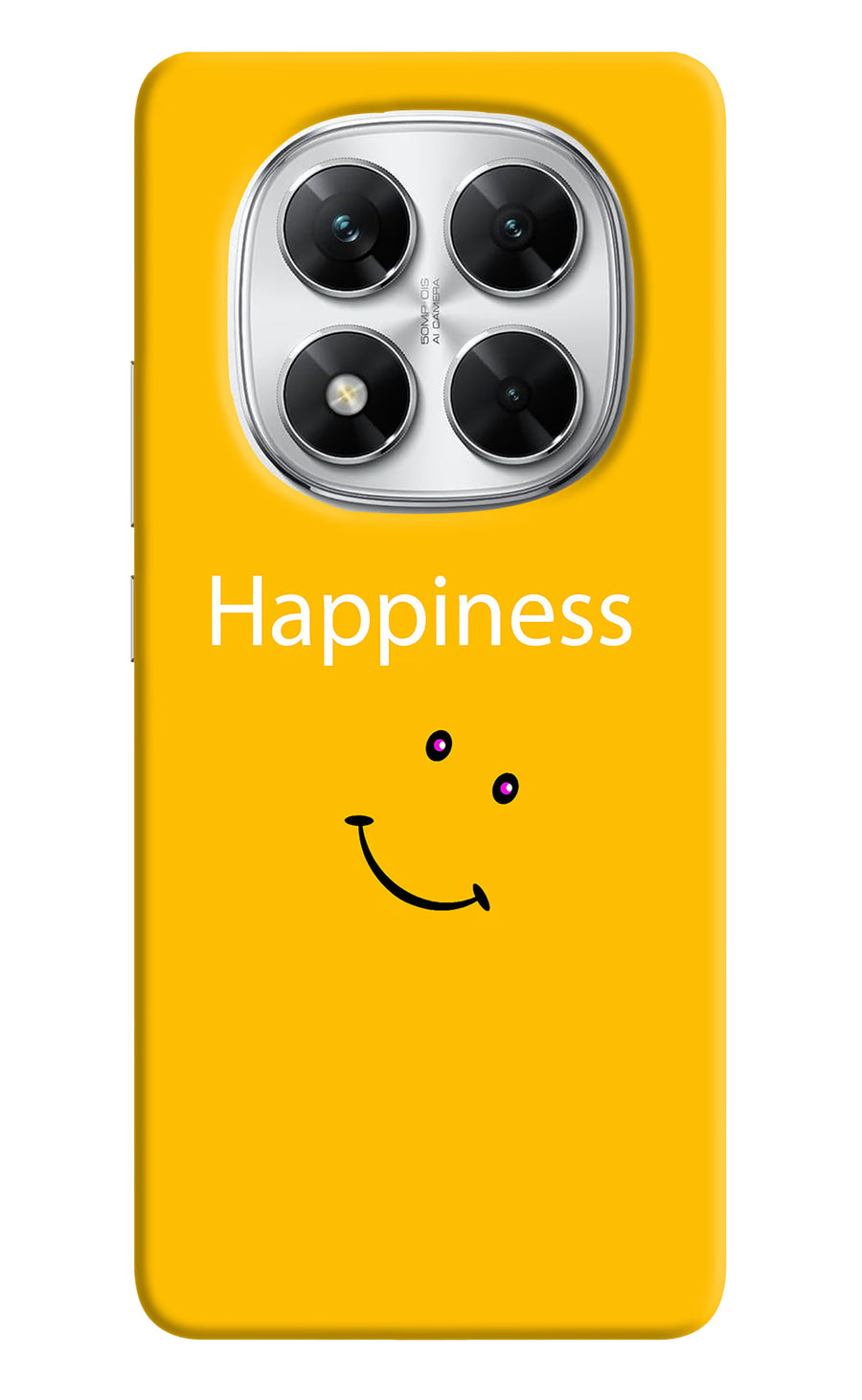 Happiness With Smiley Poco X7 5G Back Cover, Hard case