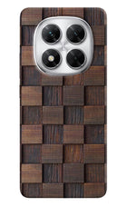 Wooden Cube Design Poco X7 5G Back Cover