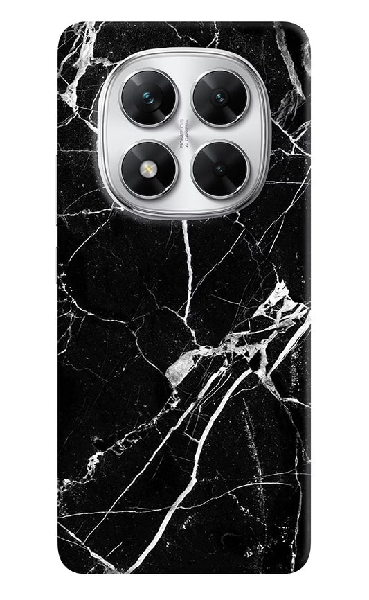 Black Marble Pattern Poco X7 5G Back Cover
