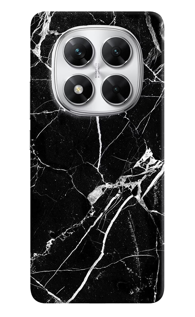 Black Marble Pattern Poco X7 5G Back Cover