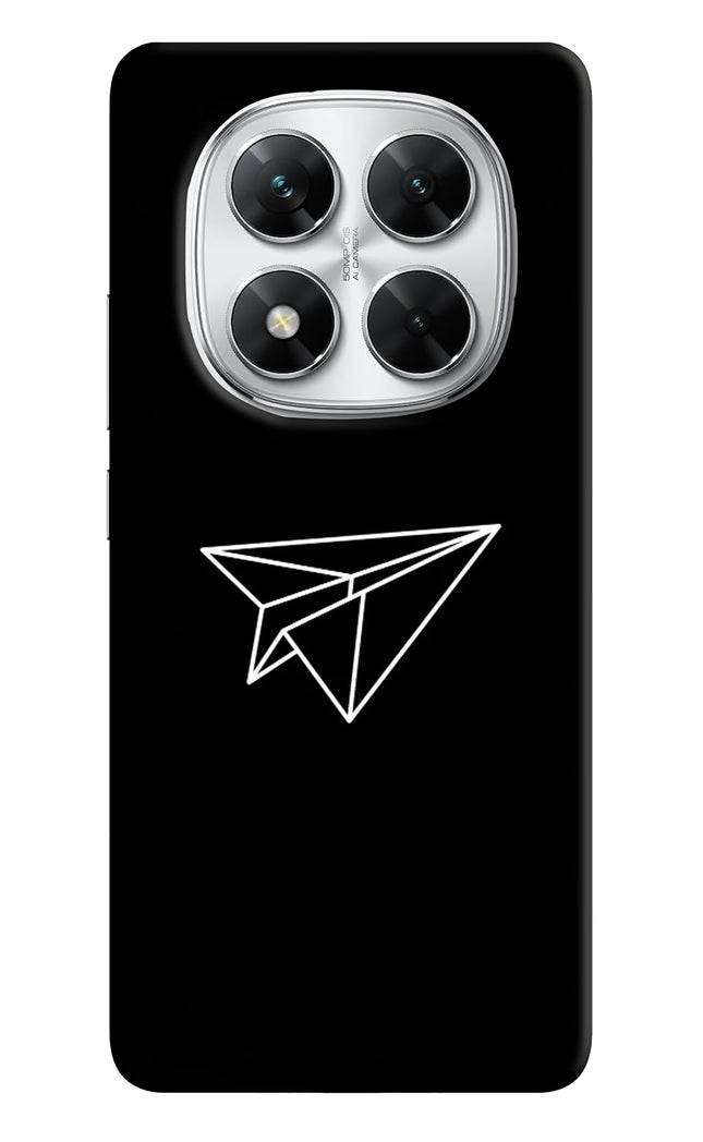 Paper Plane White Poco X7 5G Hard Case Back Cover by Casekaro