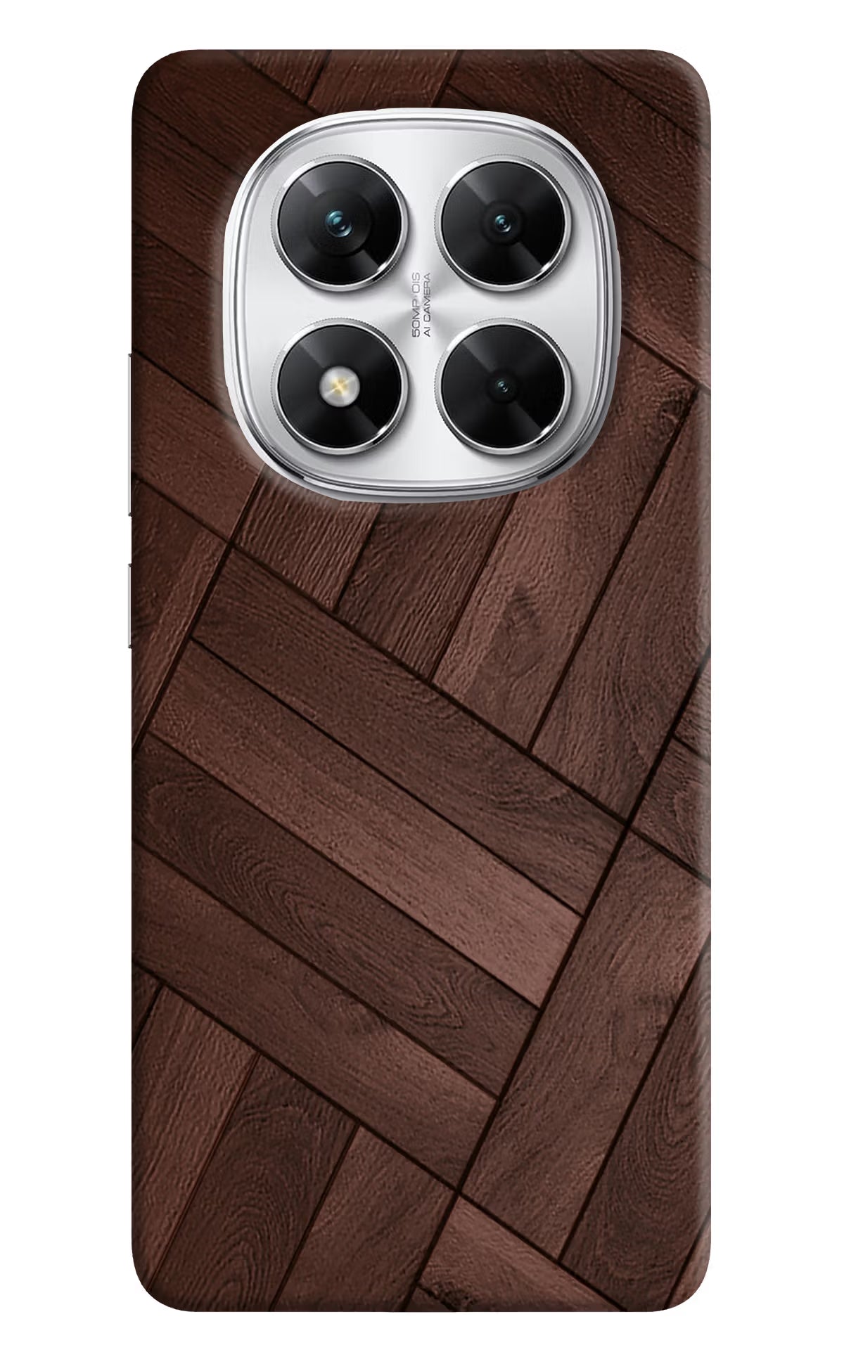 Wooden Texture Design Poco X7 5G Back Cover
