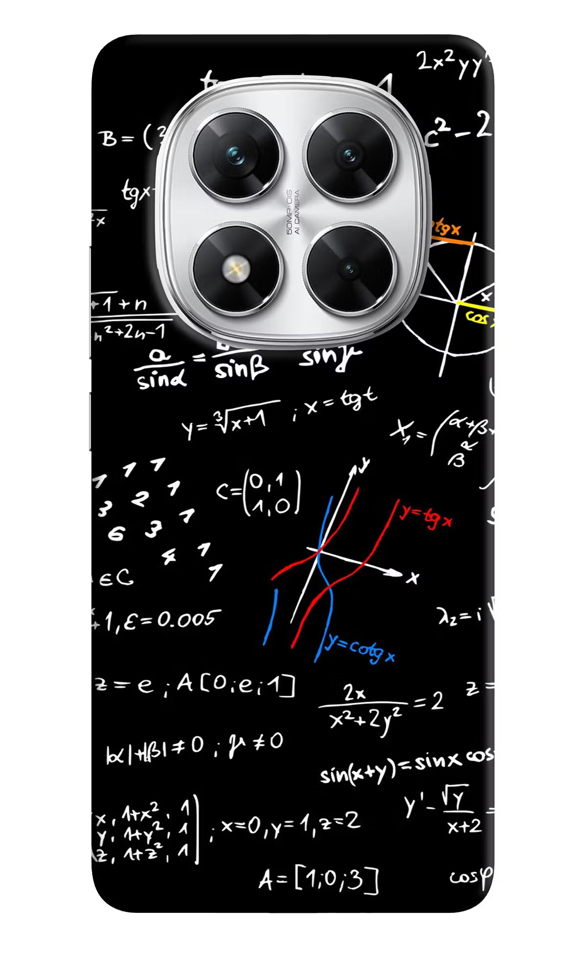 Mathematics Formula Poco X7 5G Back Cover