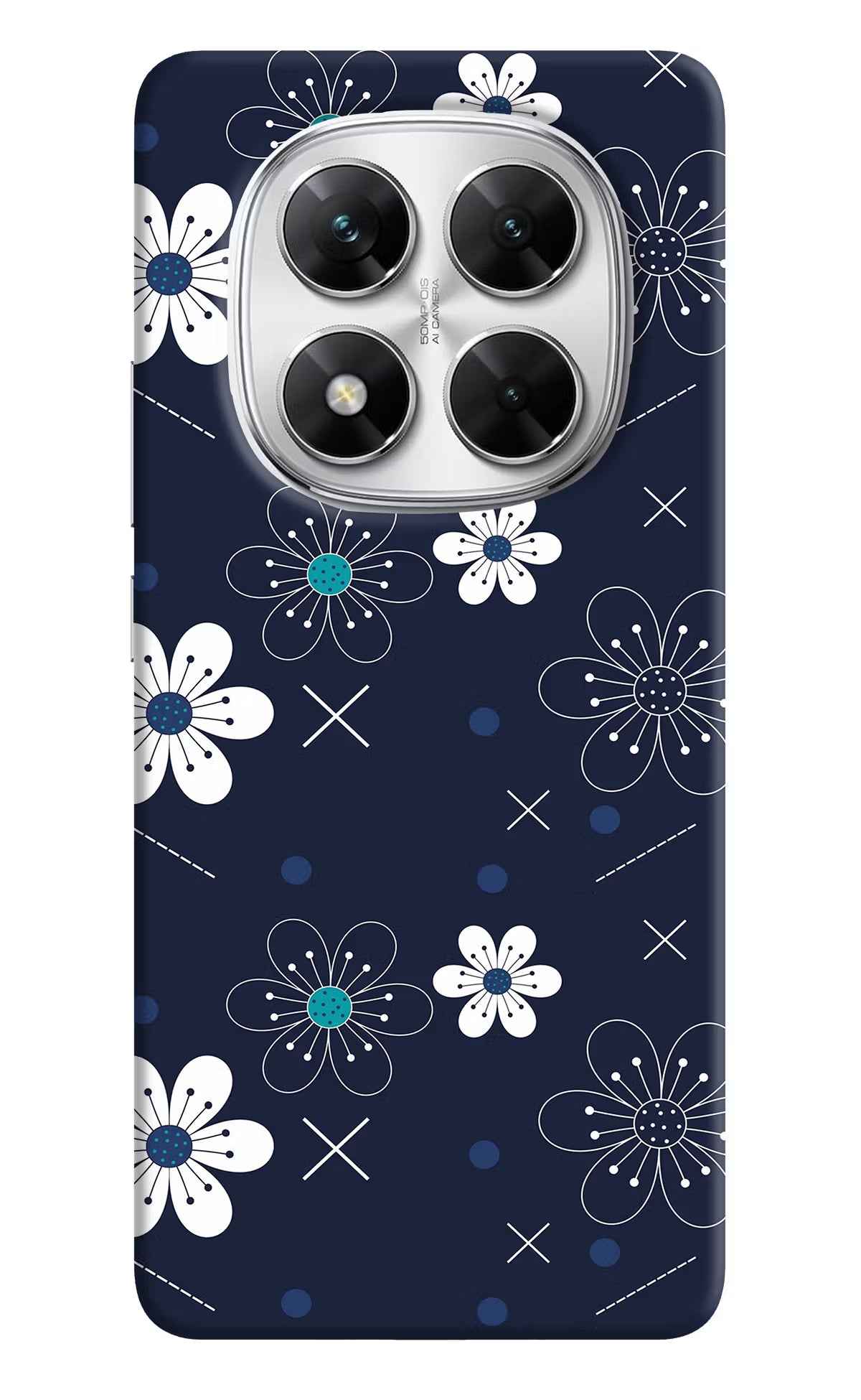 Flowers Poco X7 5G Back Cover