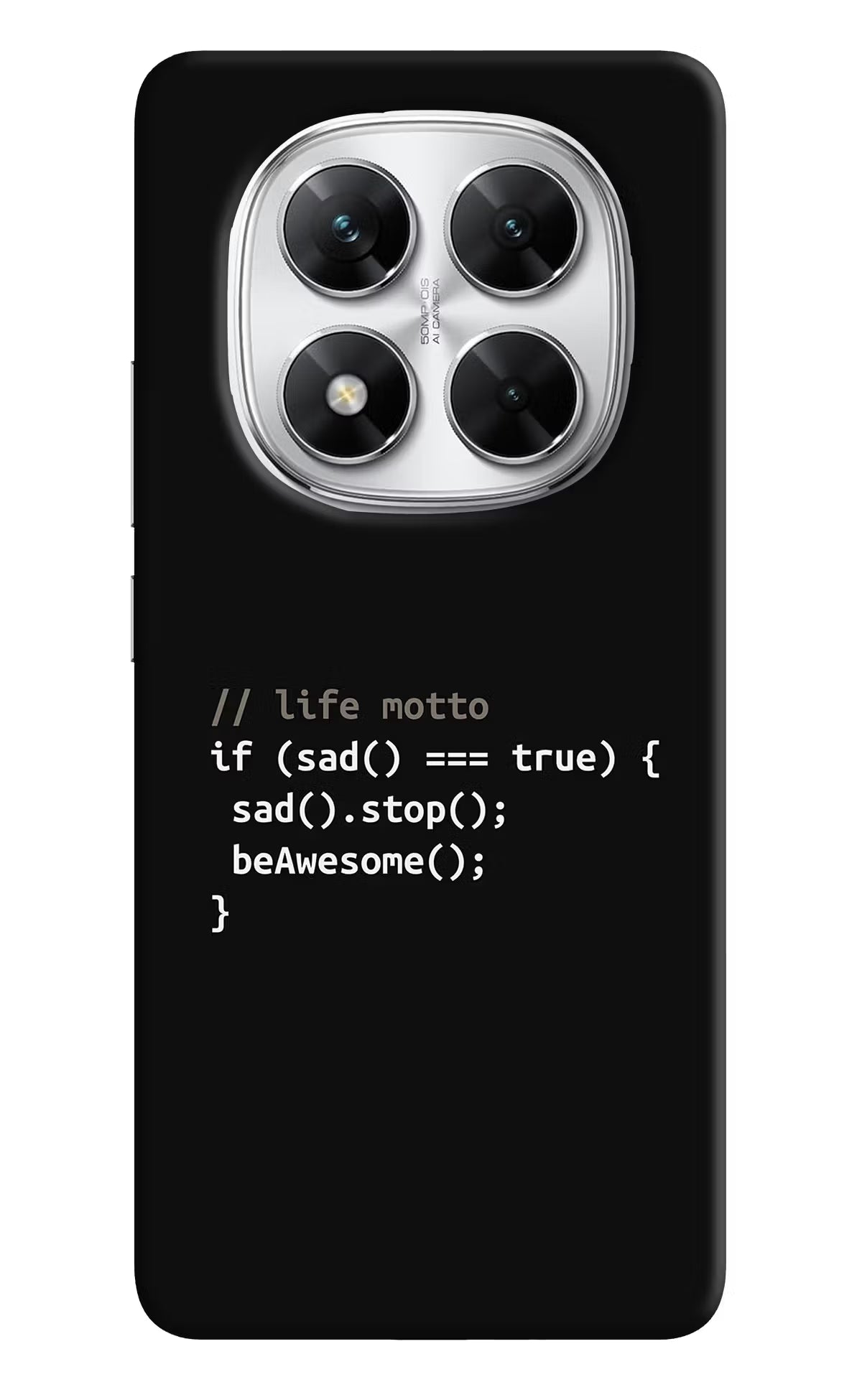 Life Motto Code Poco X7 5G Back Cover