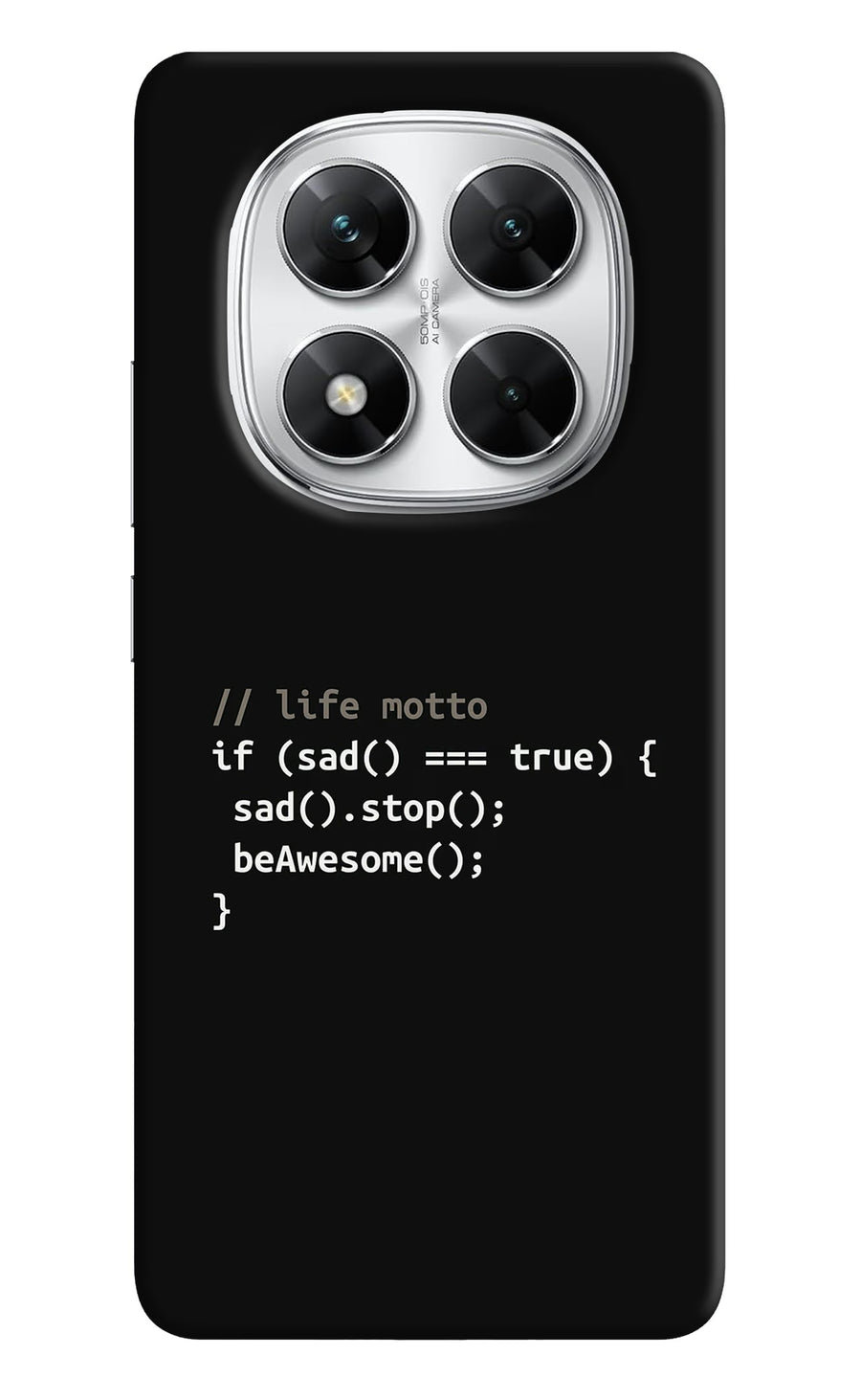 Life Motto Code Poco X7 5G Back Cover, Hard case