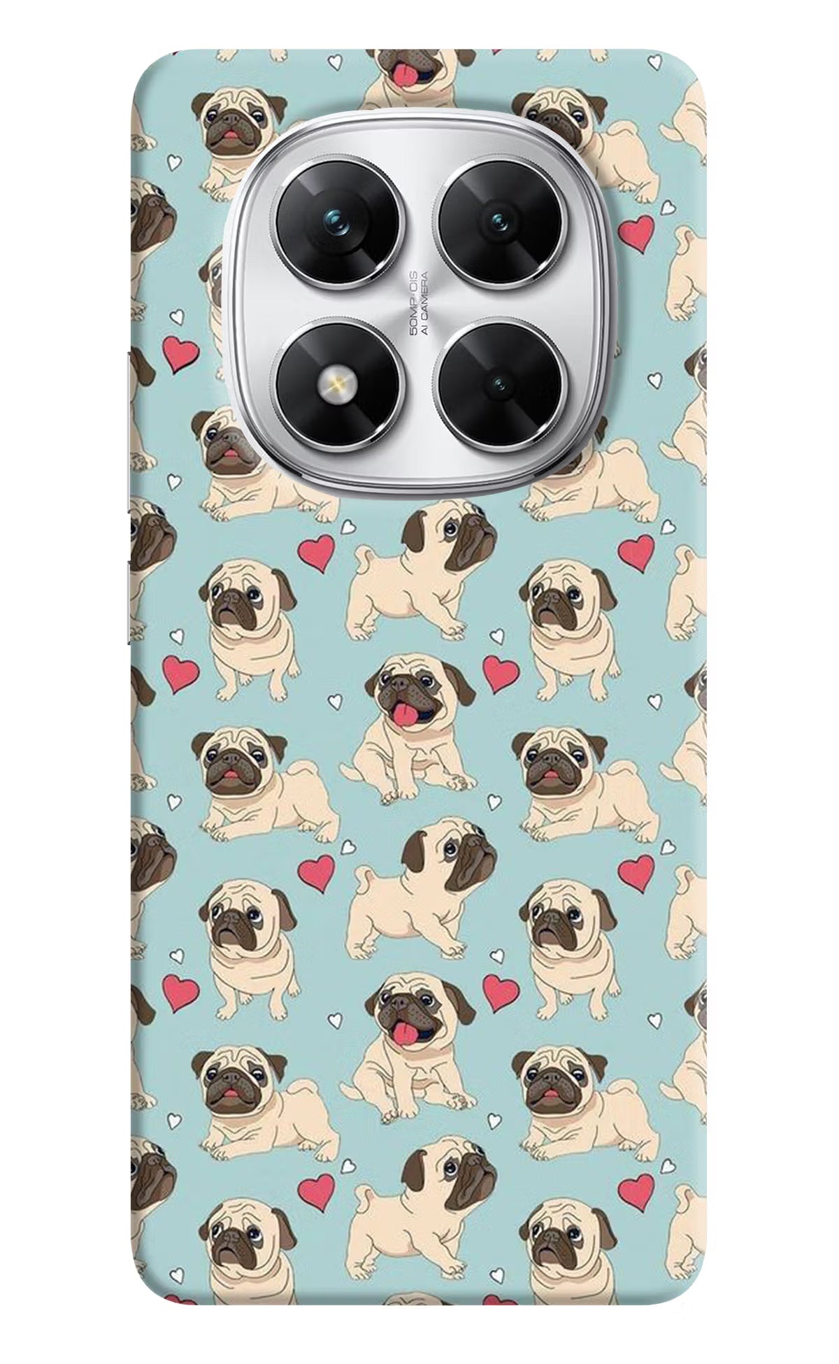 Pug Dog Poco X7 5G Back Cover