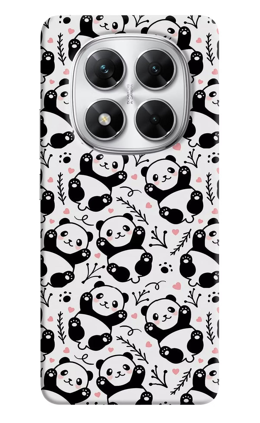 Cute Panda Poco X7 5G Back Cover, Hard case