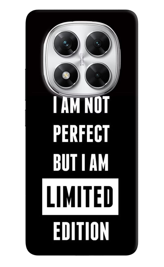I Am Not Perfect But I Am Limited Edition Poco X7 5G Back Cover