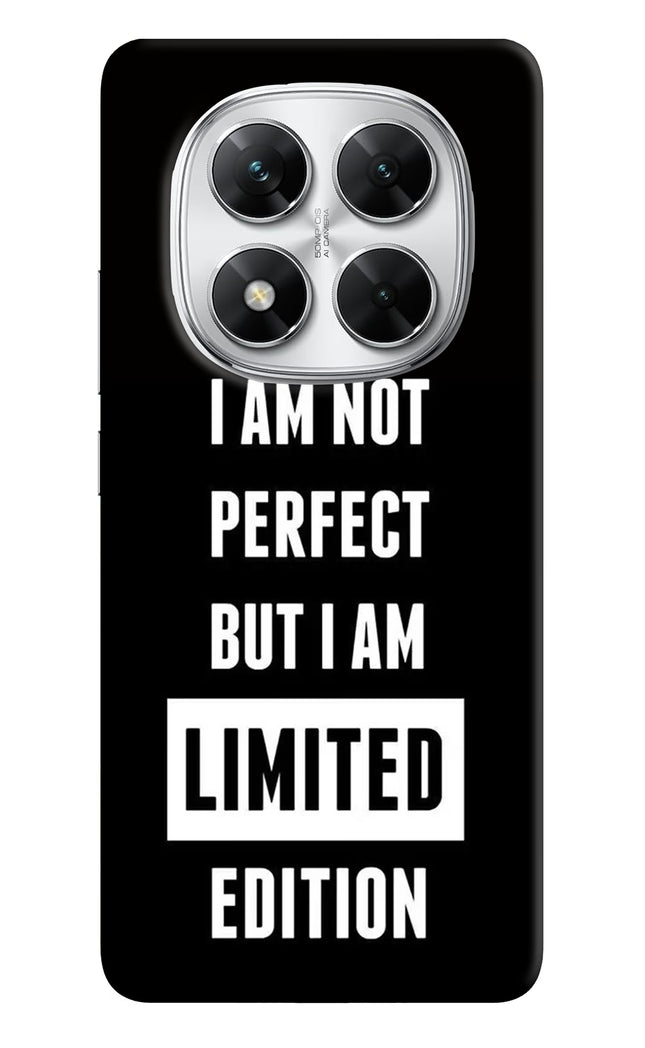 I Am Not Perfect But I Am Limited Edition Poco X7 5G Hard Case Back Cover by Casekaro