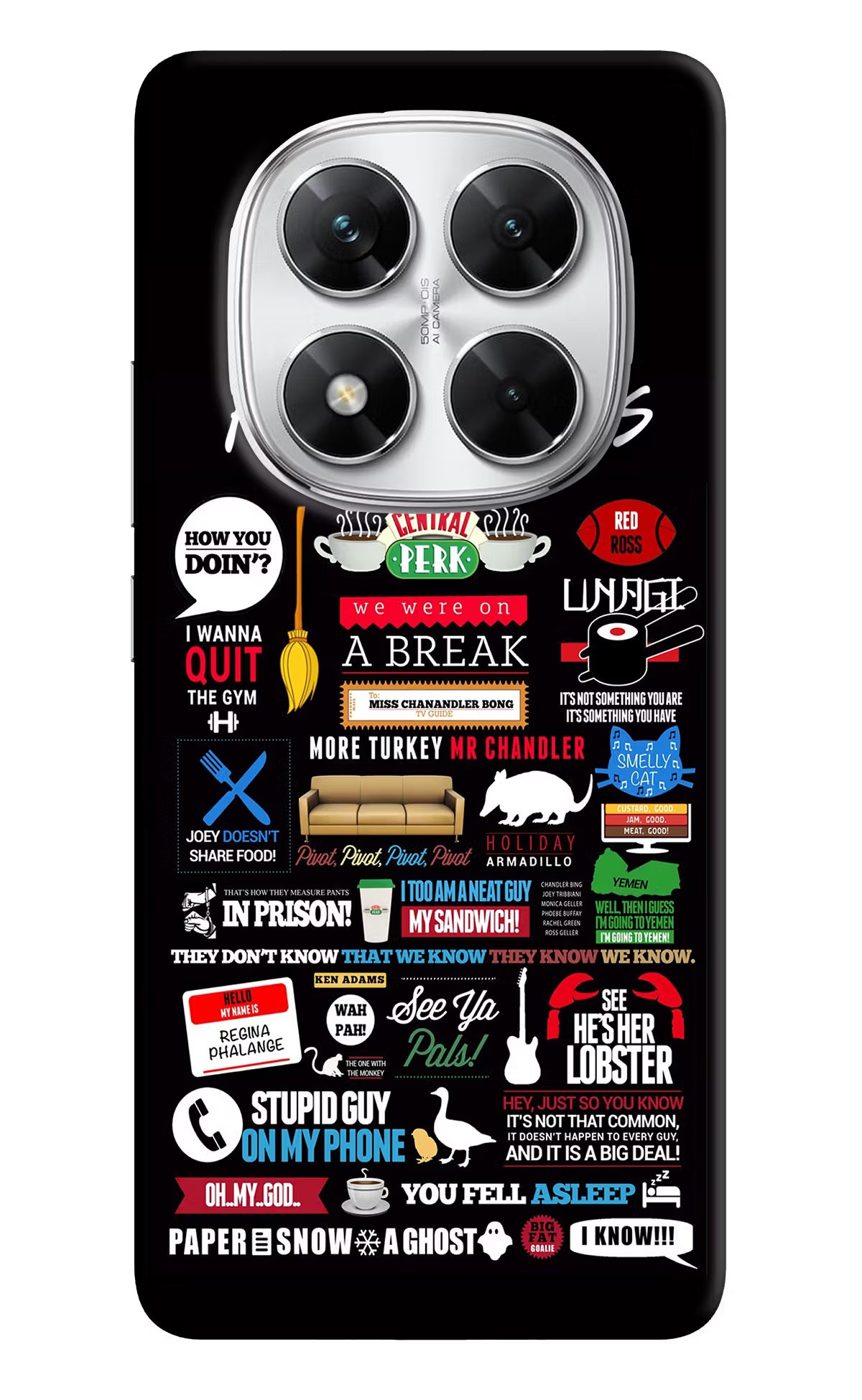 FRIENDS Poco X7 5G Back Cover