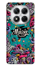 Music Graffiti Poco X7 5G Hard Case Back Cover by Casekaro