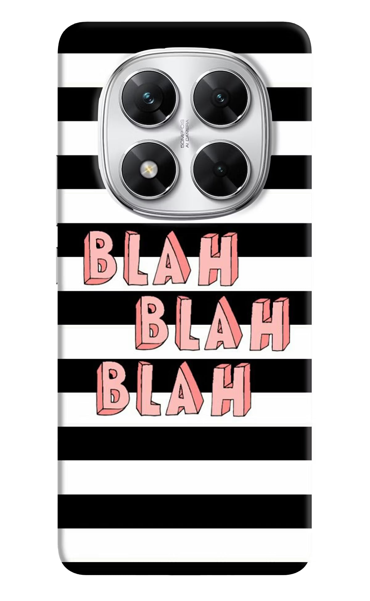 Blah Blah Blah Poco X7 5G Back Cover