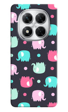 Elephants Poco X7 5G Hard Case Back Cover by Casekaro