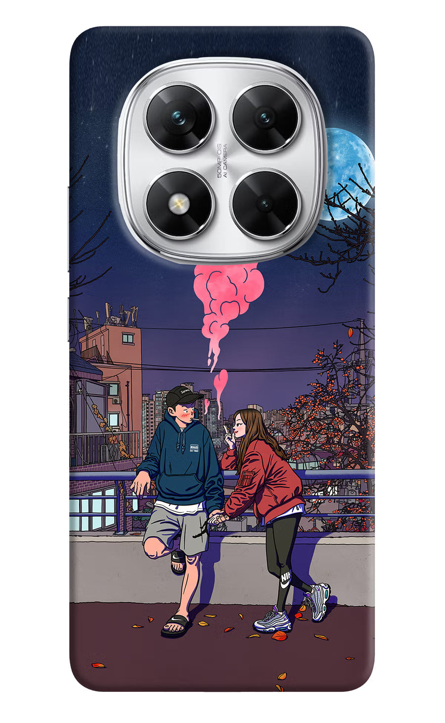 Chilling Couple Poco X7 5G Back Cover, Hard case