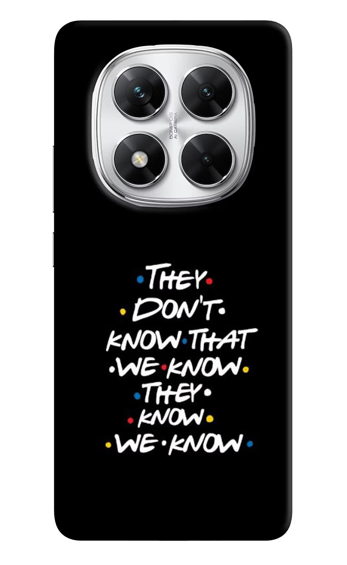 FRIENDS Dialogue Poco X7 5G Back Cover