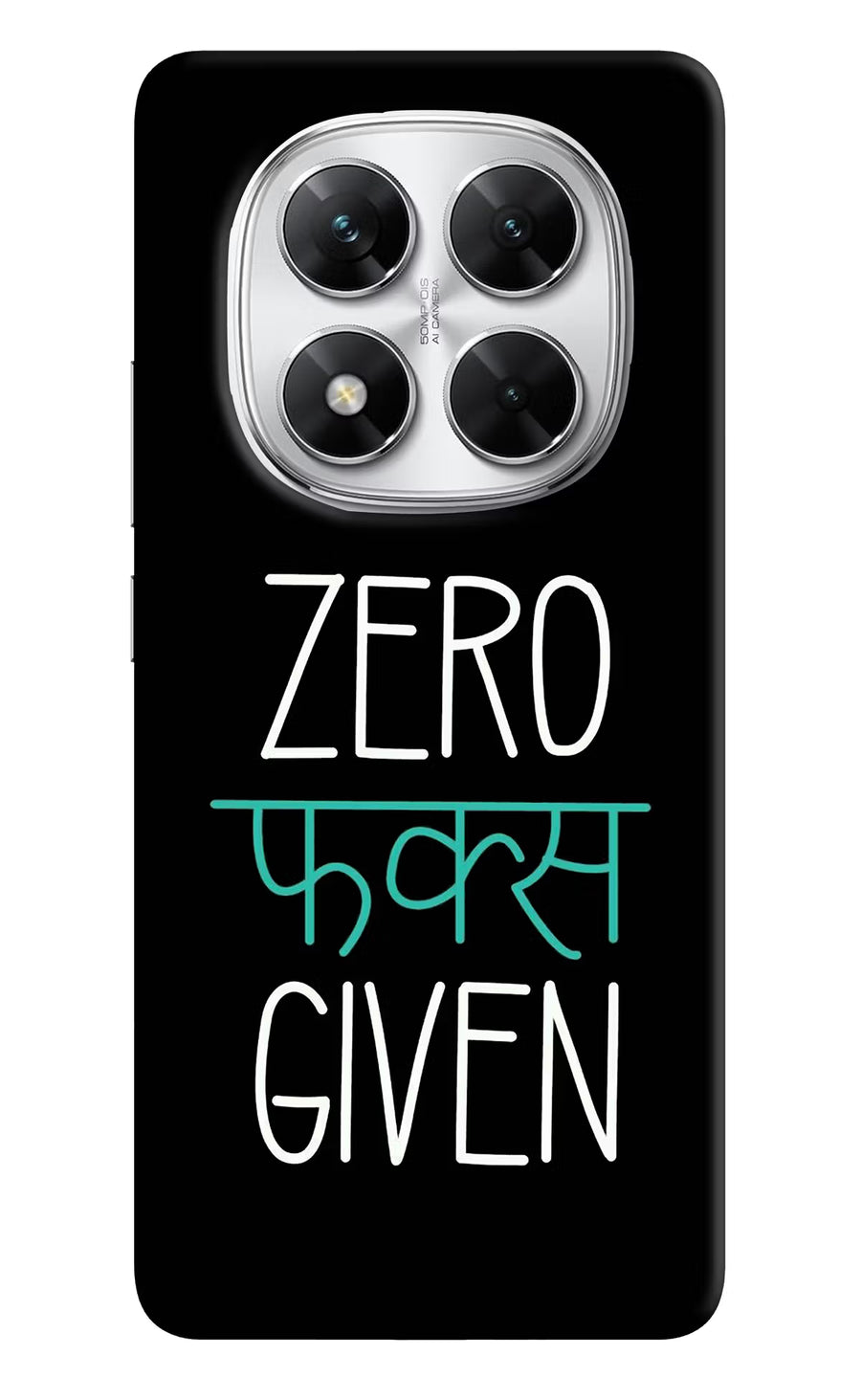Zero Fucks Given Poco X7 5G Back Cover, Hard case