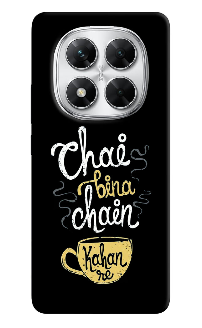 Chai Bina Chain Kaha Re Poco X7 5G Hard Case Back Cover by Casekaro
