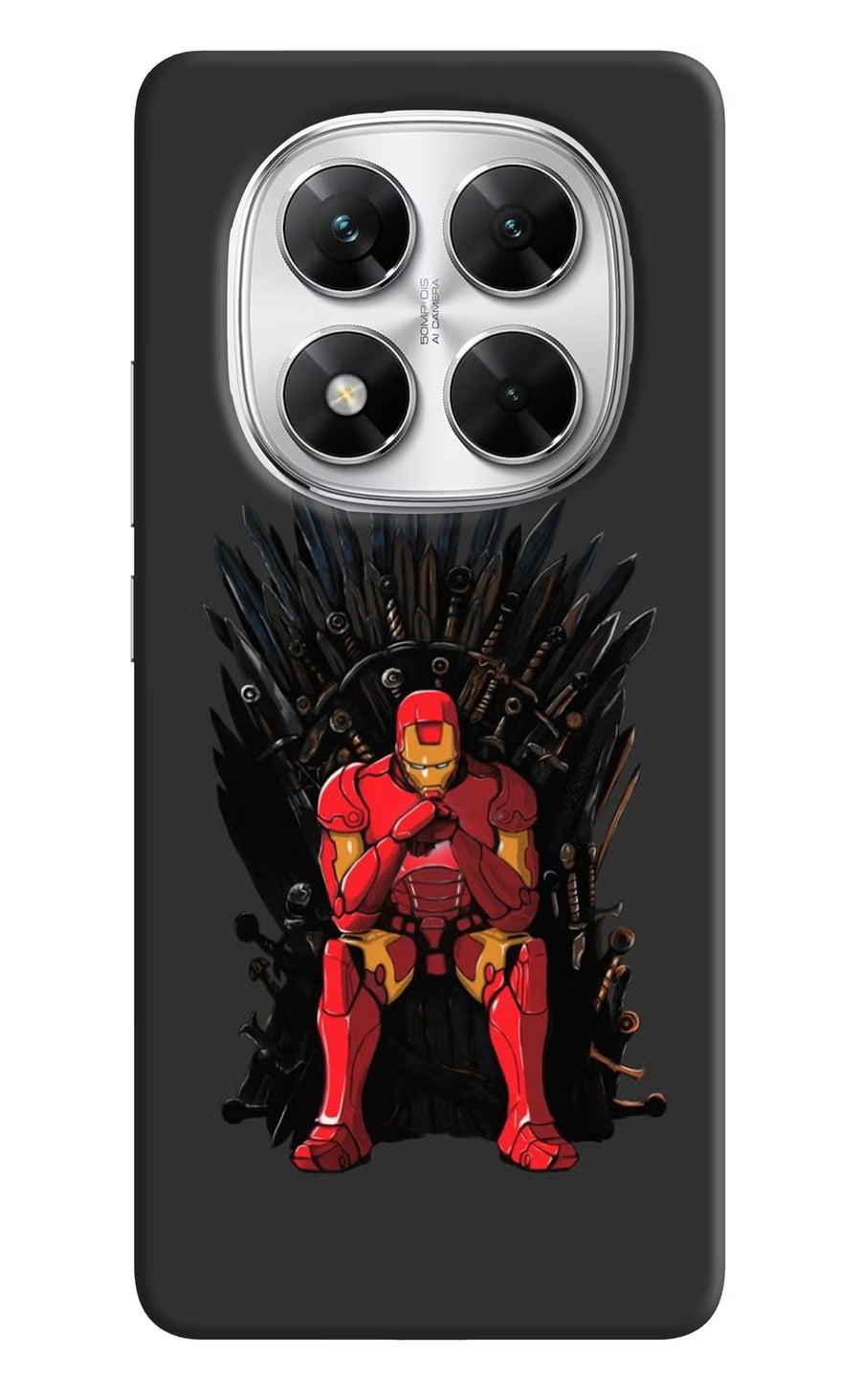 Ironman Throne Poco X7 5G Back Cover, Hard case