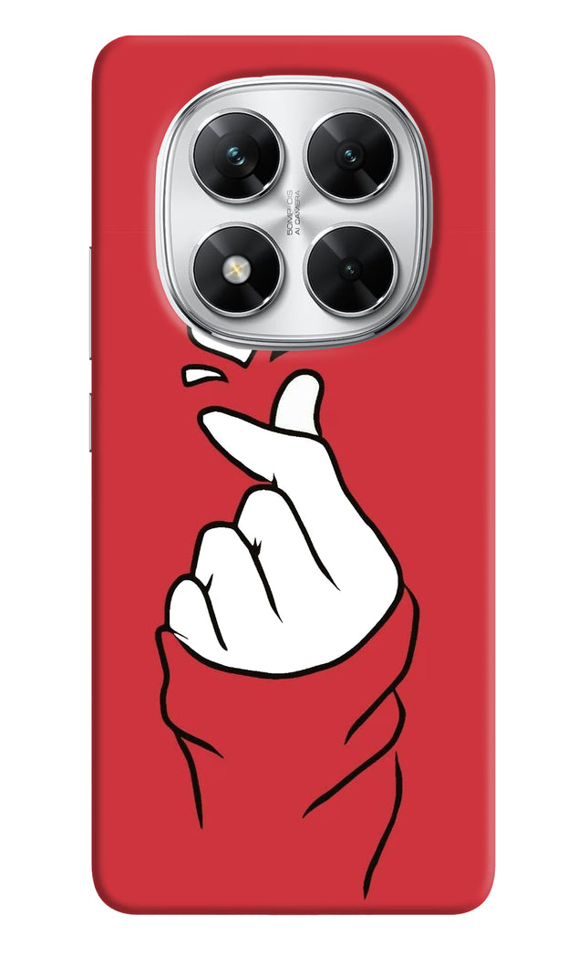 Korean Love Sign Poco X7 5G Hard Case Back Cover by Casekaro