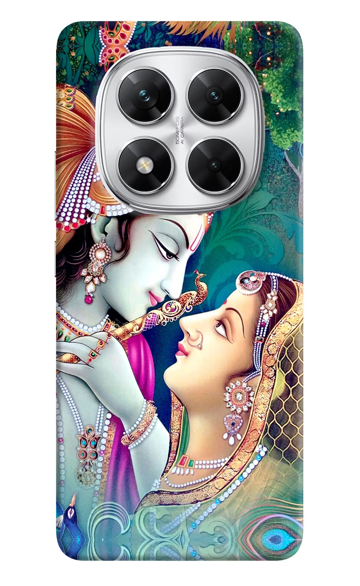 Lord Radha Krishna Poco X7 5G Back Cover