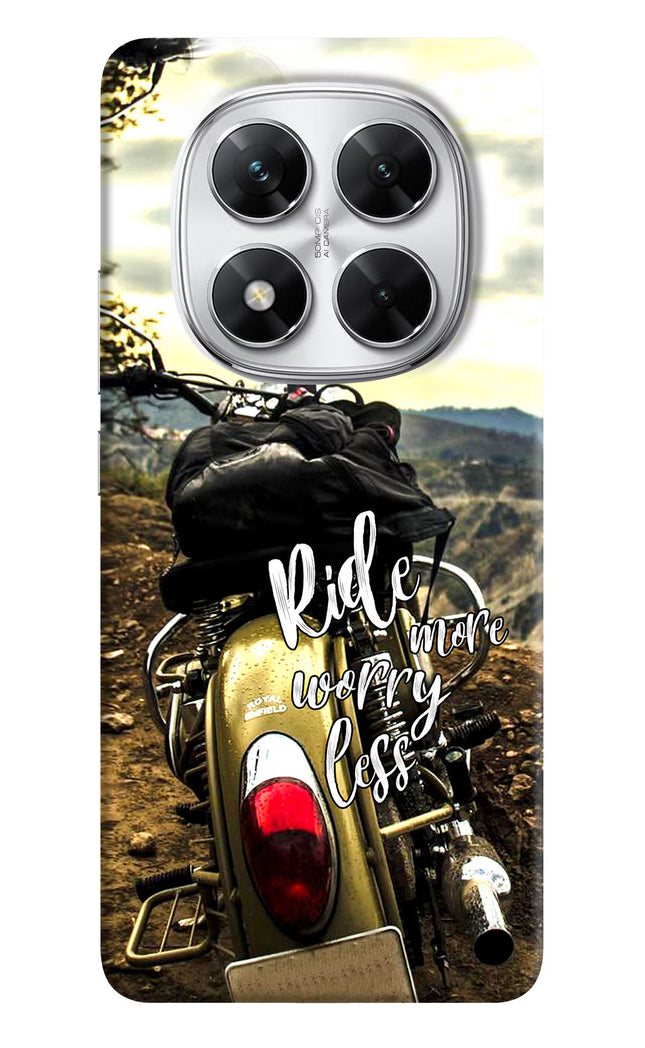 Ride More Worry Less Poco X7 5G Back Cover
