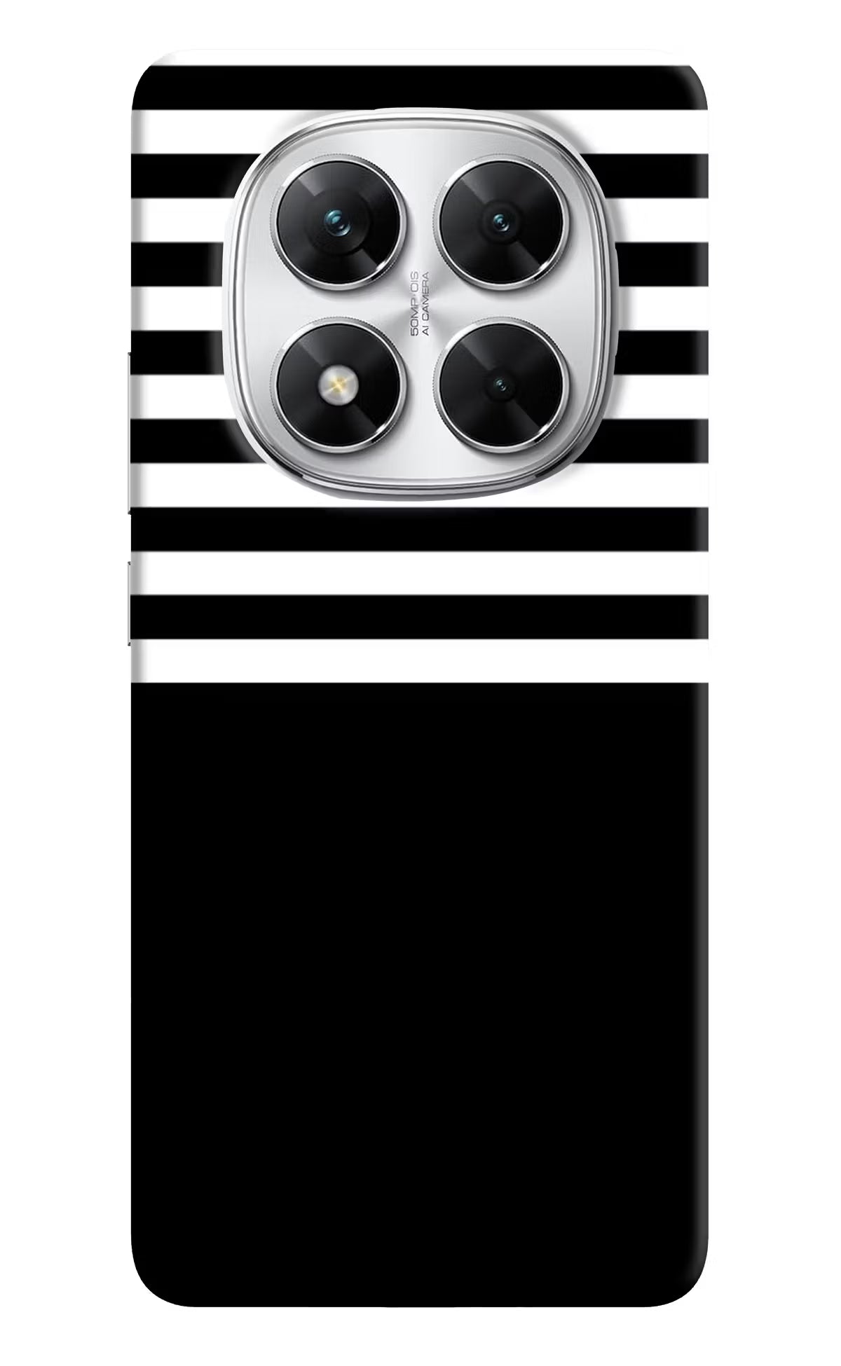 Black and White Print Poco X7 5G Back Cover