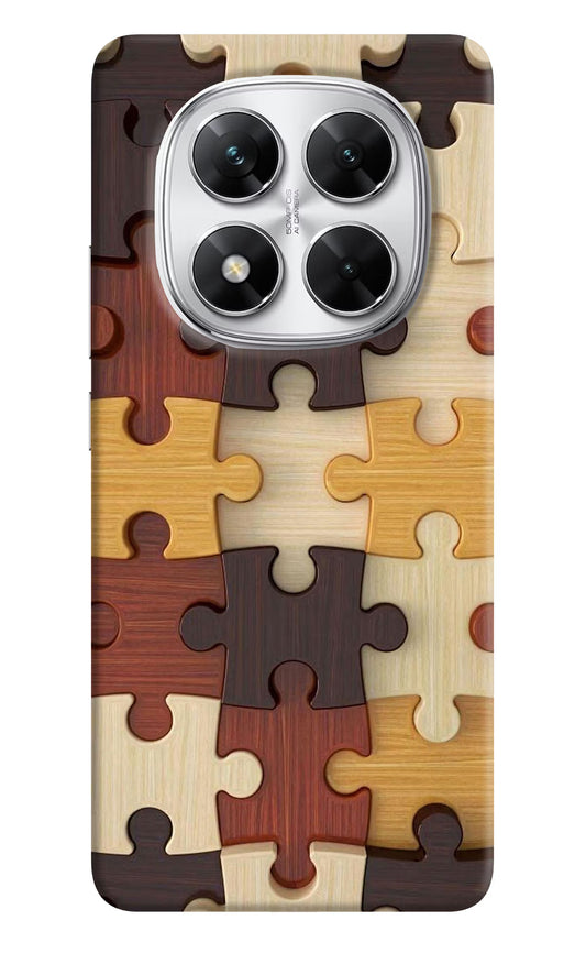 Wooden Puzzle Poco X7 5G Back Cover