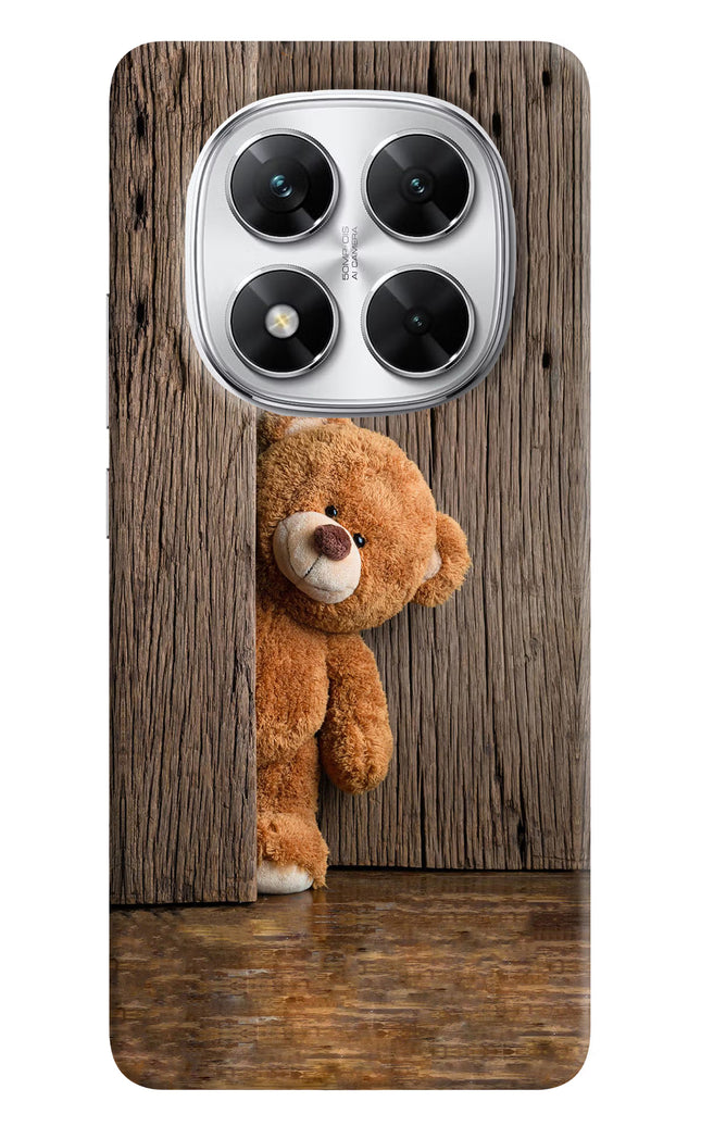 Teddy Wooden Poco X7 5G Back Cover