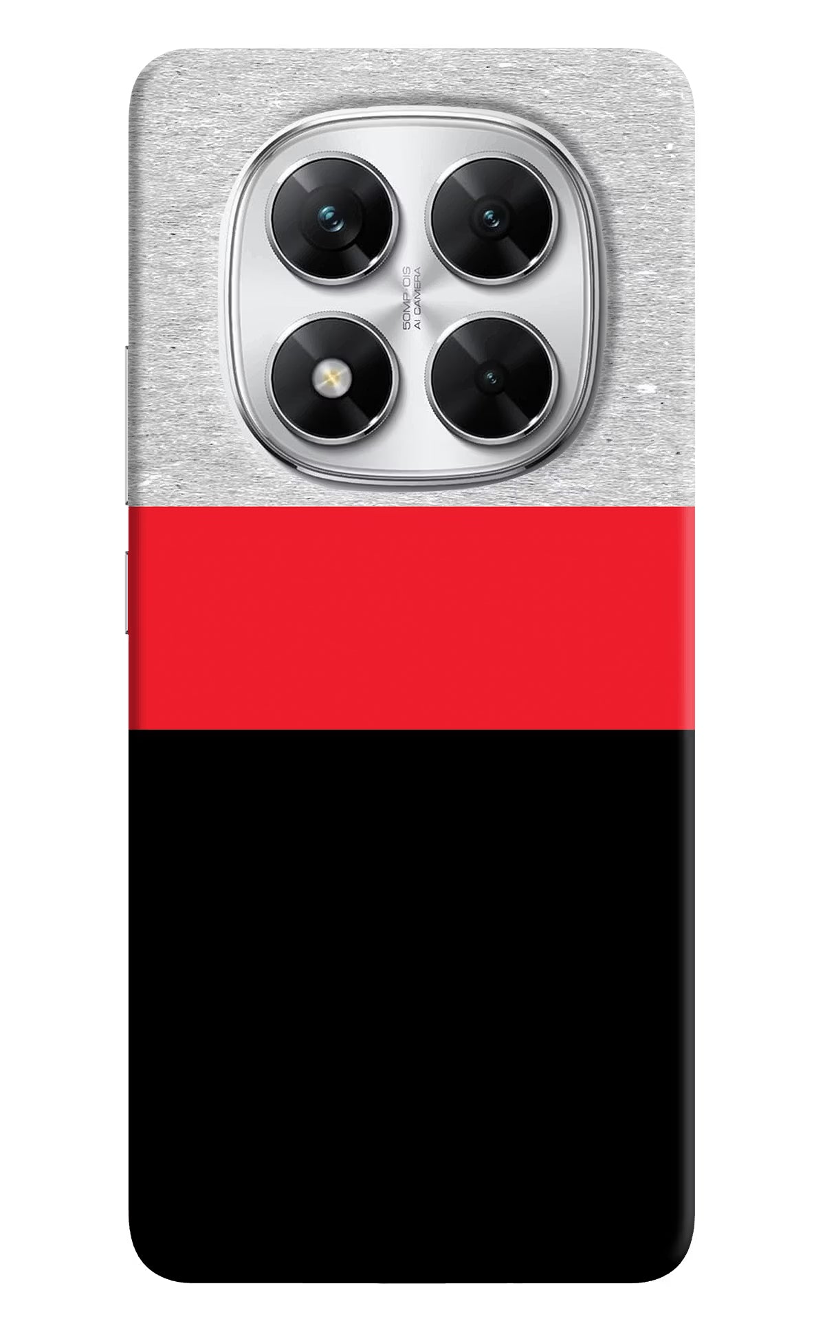 Tri Color Pattern Poco X7 5G Back Cover