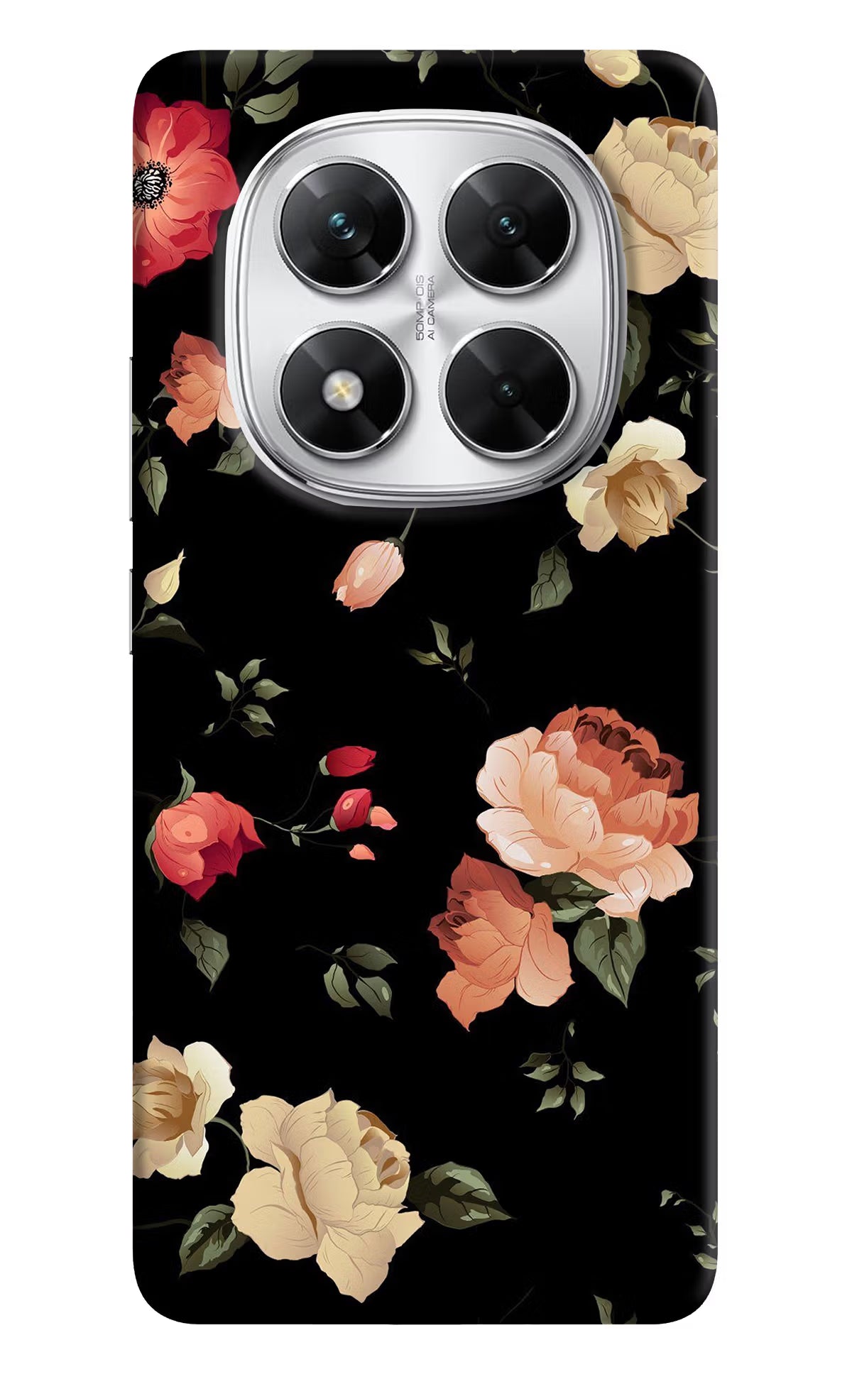 Flowers Poco X7 5G Back Cover